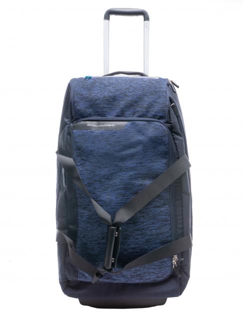 PIQUADRO COLEOS Duffel bag with trolley blue - Duffle bags