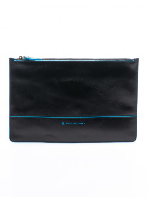 PIQUADRO BLUE SQUARE Document holder bag Black - Tablet holder& Organizer
