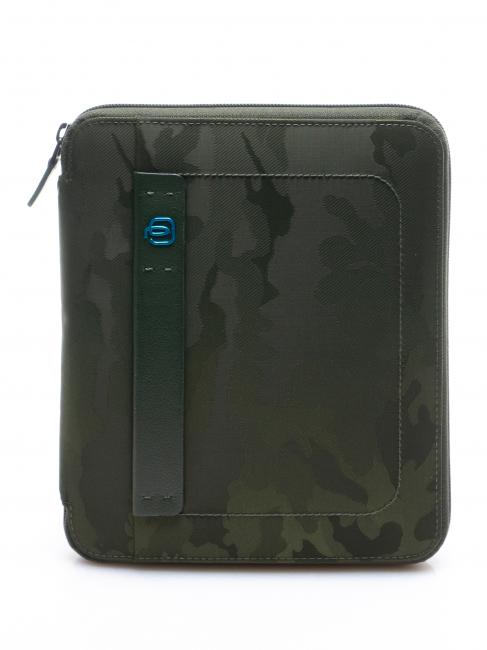 PIQUADRO clipboard PULSE line camouflage / green - Tablet holder& Organizer