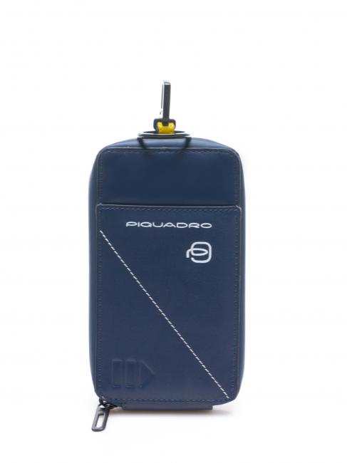 PIQUADRO EXPLORER Smartphone cover blue - Tablet holder& Organizer