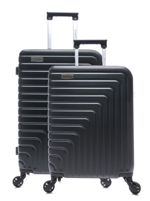 R RONCATO INK SET Hand luggage + Medium Trolley dark gray - Trolley Set