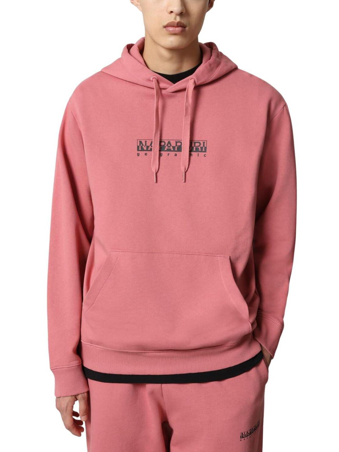 Napapijri hoodie pink clearance