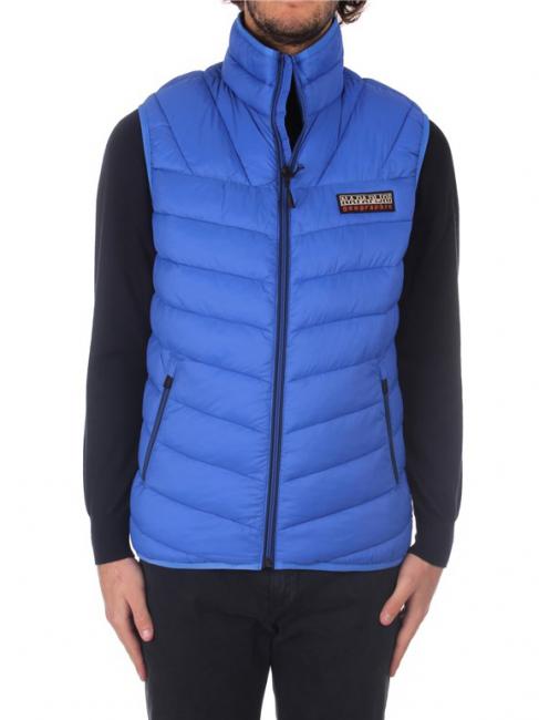 NAPAPIJRI AERONS V 2 Sleeveless jacket blue dazzling - Sleeveless jackets for men