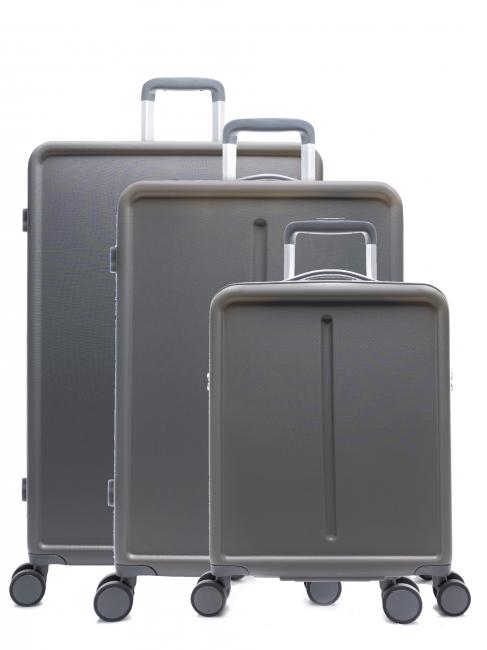 CIAK RONCATO IN-FINITY  Set 3 Trolley: Cabin + Medium + Large antracite - Trolley Set