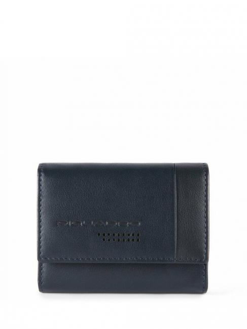 PIQUADRO URBAN Leather wallet blue - Men’s Wallets