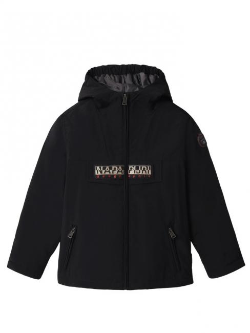 NAPAPIJRI k rainforest op giacca Jacket with zip and hood black 041 - Baby Jackets