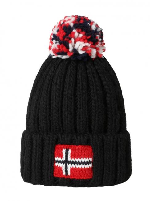 NAPAPIJRI k semiury 5 cappello Ponpon hat black 041 - Baby Hat