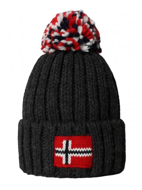 NAPAPIJRI k semiury 5 cappello Ponpon hat dark gray melange - Baby Hat