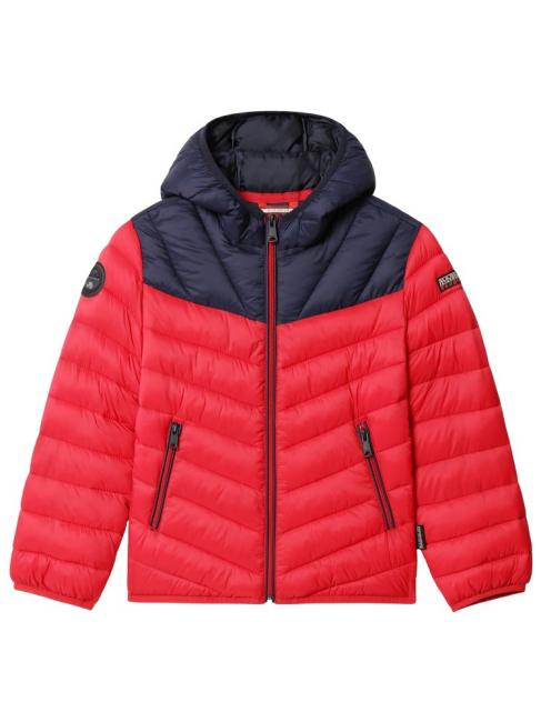 NAPAPIJRI k aerons h 1 giacca Hooded jacket red tango - Baby Jackets