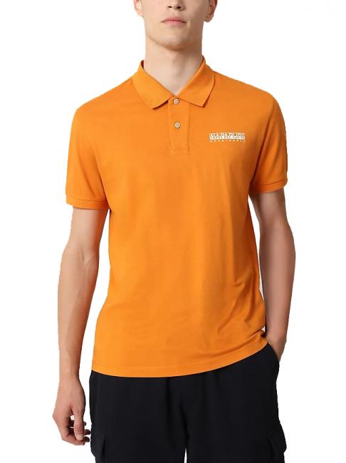 NAPAPIJRI EBEB Cotton polo shirt desert ocher - Polo shirt