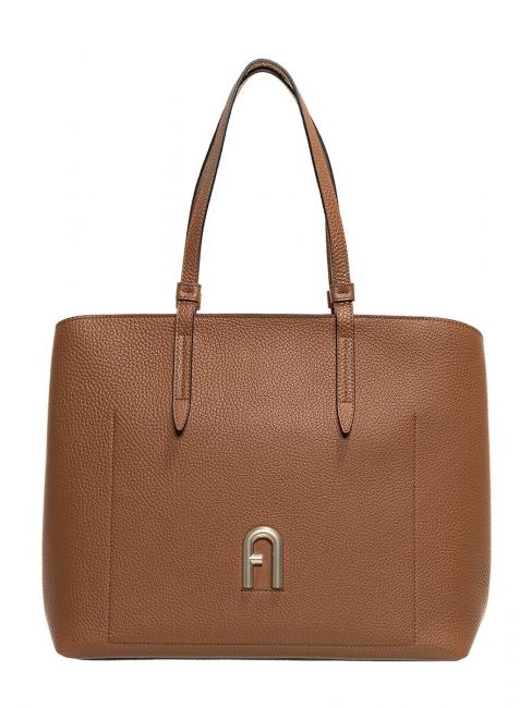 FURLA PRIMULA Shoulder bag, in leather cognac - Women’s Bags