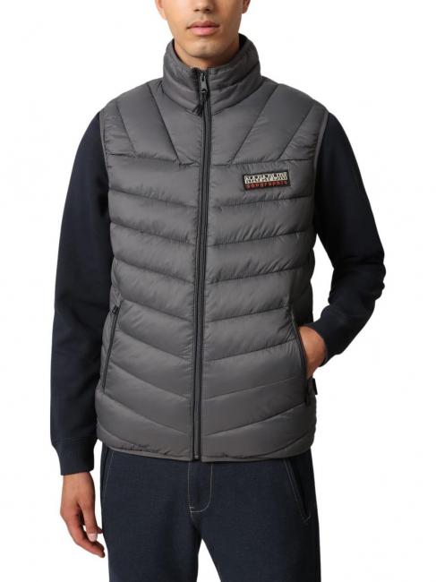 NAPAPIJRI AERONS V 2 Sleeveless jacket dark gray solid - Sleeveless jackets for men