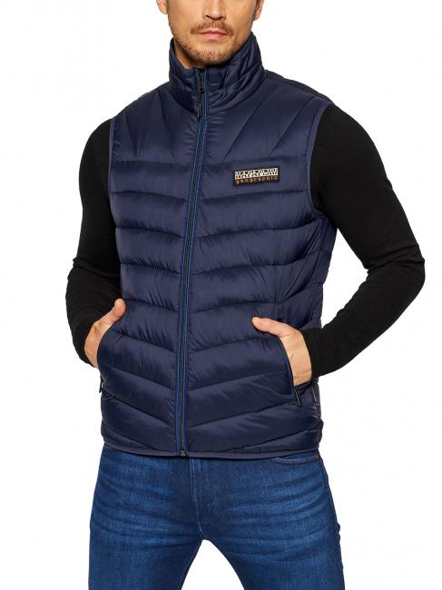 NAPAPIJRI AERONS V 2 Sleeveless jacket blu marine - Sleeveless jackets for men