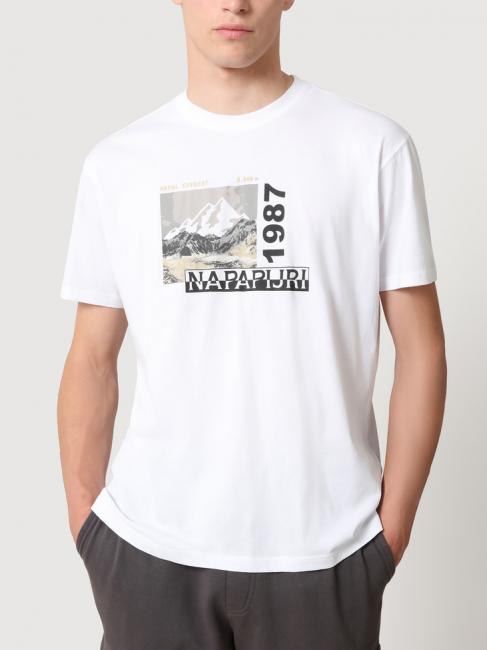 NAPAPIJRI SULE Cotton T-shirt wht grp f8e - T-shirt