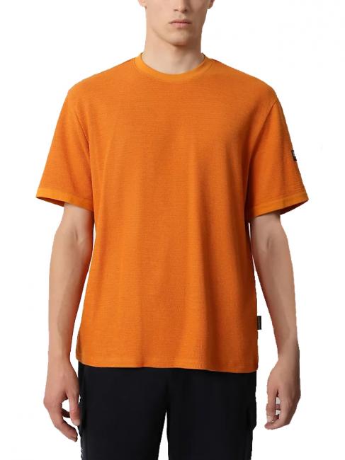 NAPAPIJRI SIRICK SS Cotton T-shirt desert ocher - T-shirt