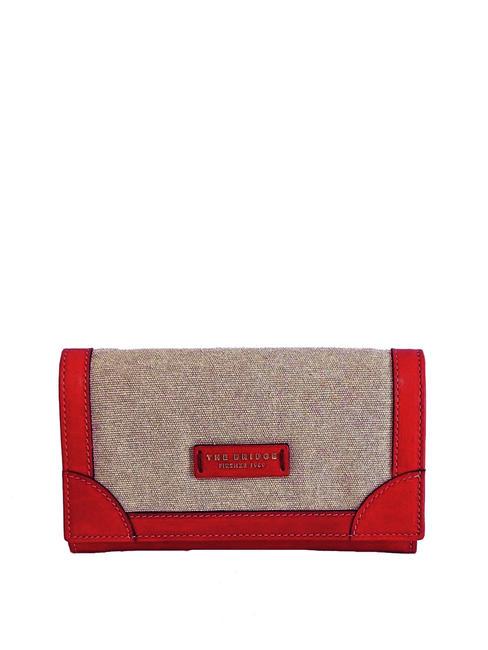 THE BRIDGE AUSTER Zip Around Wallet natural / red currant abb. gold - Women’s Wallets