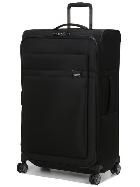 SAMSONITE AIREA Large size trolley, expandable BLACK - Semi-rigid Trolley Cases