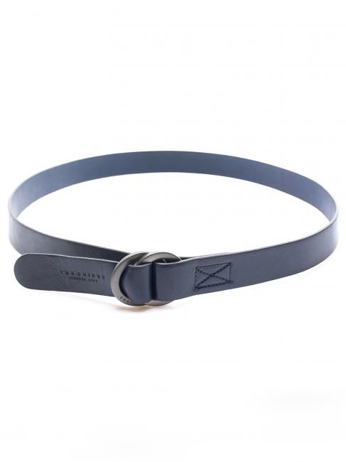 THE BRIDGE CASENTINO Made in Italy leather belt cobalt ruthenium - Belts
