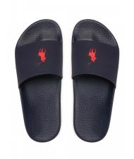 RALPH LAUREN POLO SLIDE Slippers navy / red pp - Men&rsquo;s shoes - 1