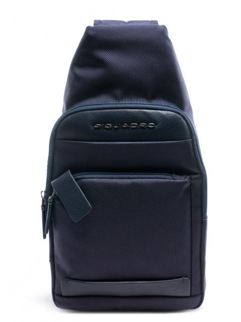PIQUADRO KLOUT  One shoulder backpack blue - Laptop backpacks