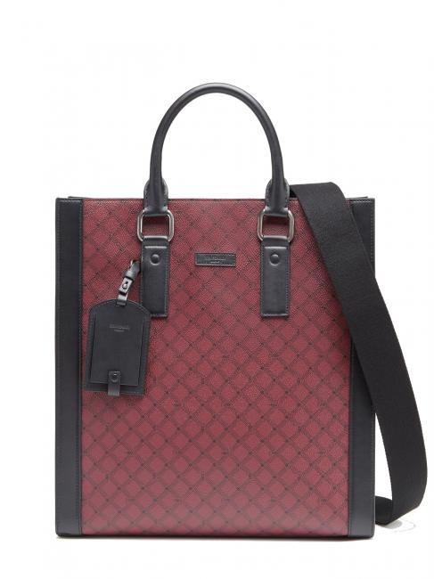 TRUSSARDI MONOGRAM Handbag, with shoulder strap red / black - Work Briefcases