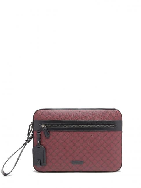 TRUSSARDI MONOGRAM Clutch bag with cuff red / black - Women’s Bags