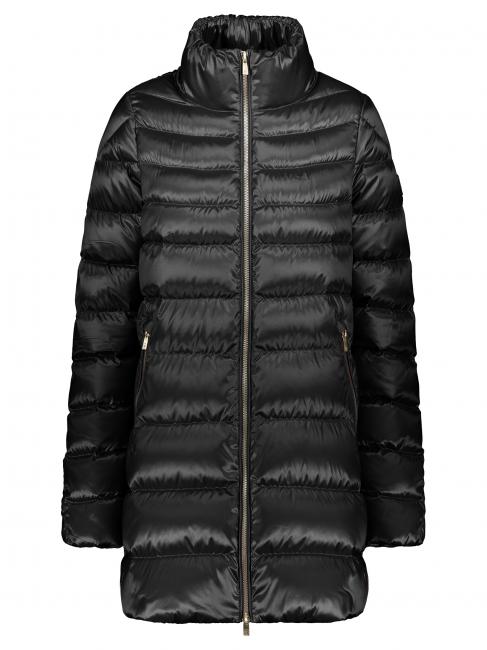 CIESSE NOELA Long quilted down jacket asphalt / blackened pearl - Women's down jackets