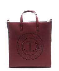 TWINSET LOGO FORELLATO Vertical shopper with shoulder strap - Women&rsquo;s Bags