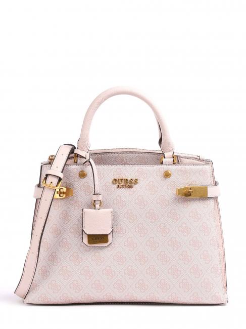 GUESS ZADIE Logo Handbag, with shoulder strap light rose logo - Women’s Bags