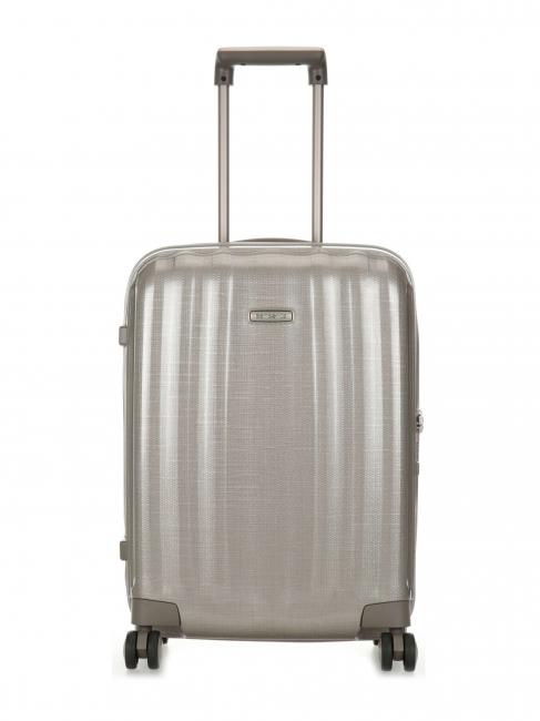 SAMSONITE trolley LITE-CUBE Spinner, hand luggage, ultra-resistant ivorygold - Semi-rigid Trolley Cases