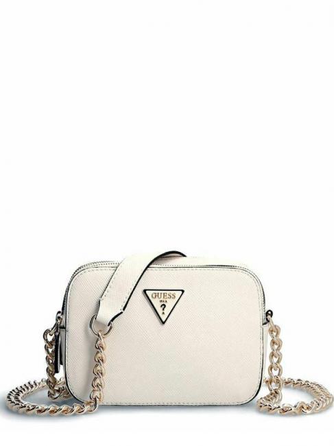 GUESS NOELLE Mini camera bag with shoulder strap white - Women’s Bags