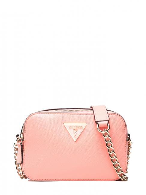 GUESS NOELLE Mini camera bag with shoulder strap light rose - Women’s Bags