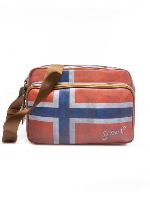 YNOT FLAG VINTAGE Shoulder reporter bag with pocket Norway - Women’s Bags