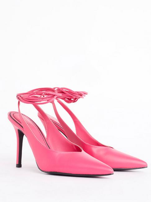 GAUDÌ VANESSA Leather slingback shoe with laces bubble - Women’s shoes