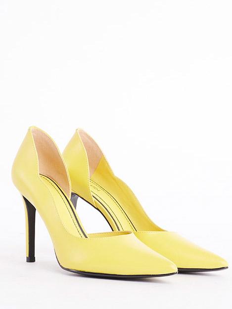 GAUDÌ VANESSA Decolleté shoe in leather lt lime - Women’s shoes