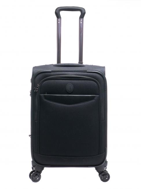 TRUSSARDI Trolley bagaglio a mano espandibile, con porta abiti  BLACK - Hand luggage