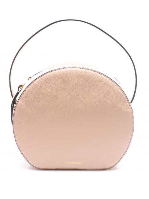 COCCINELLE BORSA MINI Mini Bag by hand, with shoulder strap, in tumbled leather new pink - Women’s Bags