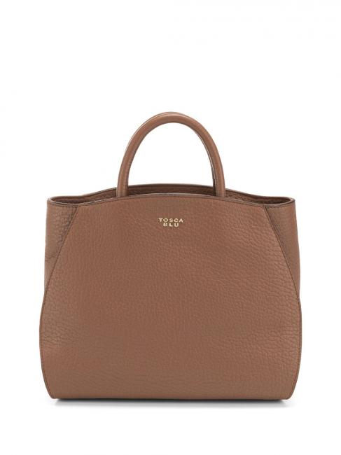 TOSCA BLU HANSEL E GRETEL Leather handbag with shoulder strap BROWN - Women’s Bags