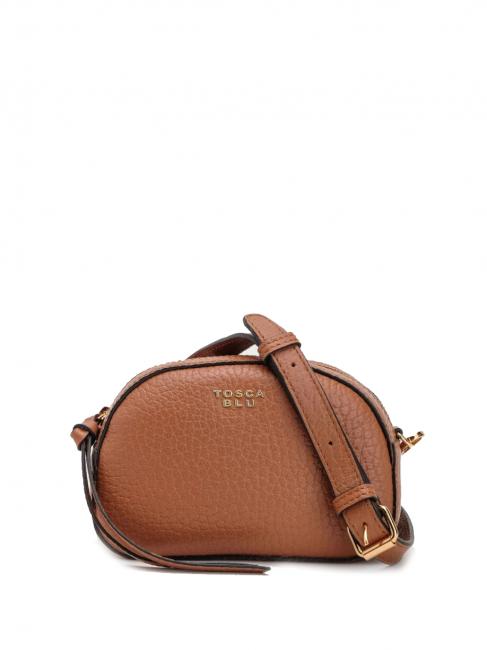 TOSCA BLU HANSEL E GRETEL Mini shoulder bag in leather BROWN - Women’s Bags