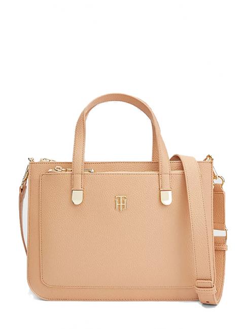 TOMMY HILFIGER TH ELEMENT Handbag, with shoulder strap beige - Women’s Bags