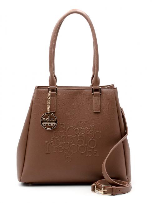 ROCCOBAROCCO CALIPSO Handbag with shoulder strap Brown - Women’s Bags