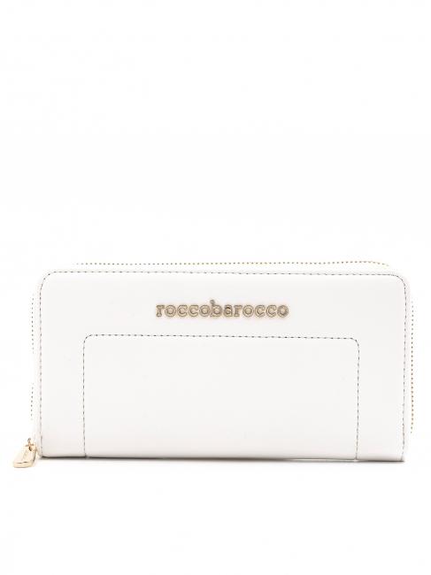 ROCCOBAROCCO ELGA Large zip around wallet White - Women’s Wallets