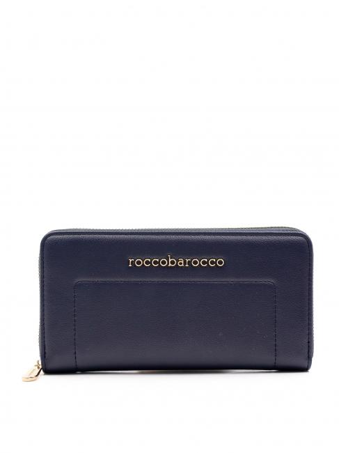 ROCCOBAROCCO ELGA Large zip around wallet blue - Women’s Wallets