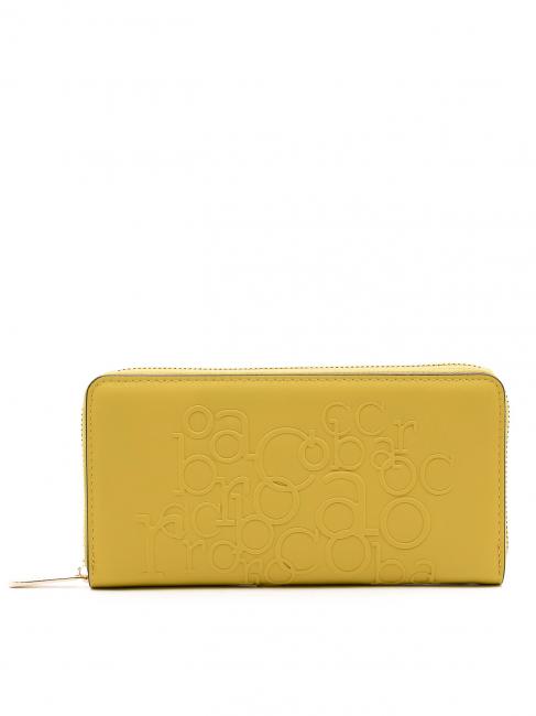 ROCCOBAROCCO MOLLY Large zip around wallet yellow - Women’s Wallets