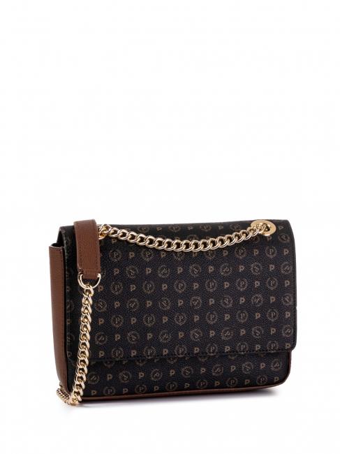 POLLINI Heritage Classic Shoulder bag black brown - Women’s Bags