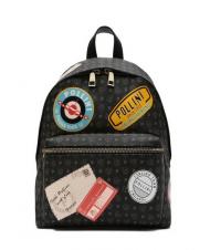 POLLINI HERITAGE PATCH Backpack Black - Women&rsquo;s Bags - 1