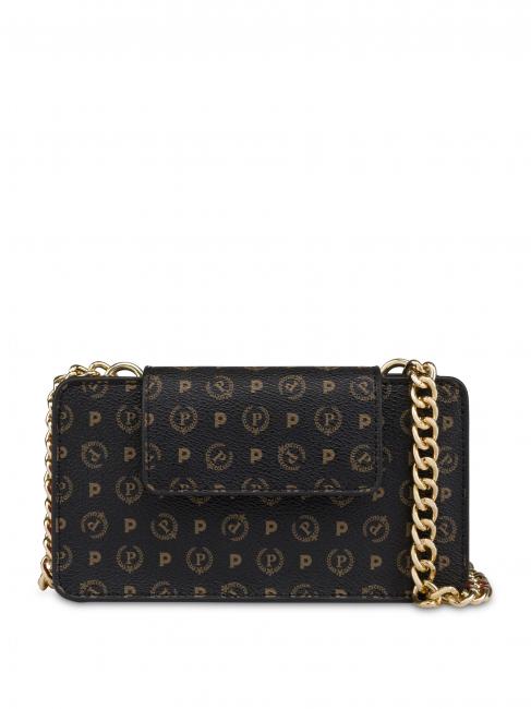 POLLINI HERITAGE CLASSIC Clutch with shoulder strap black lacquer - Women’s Bags