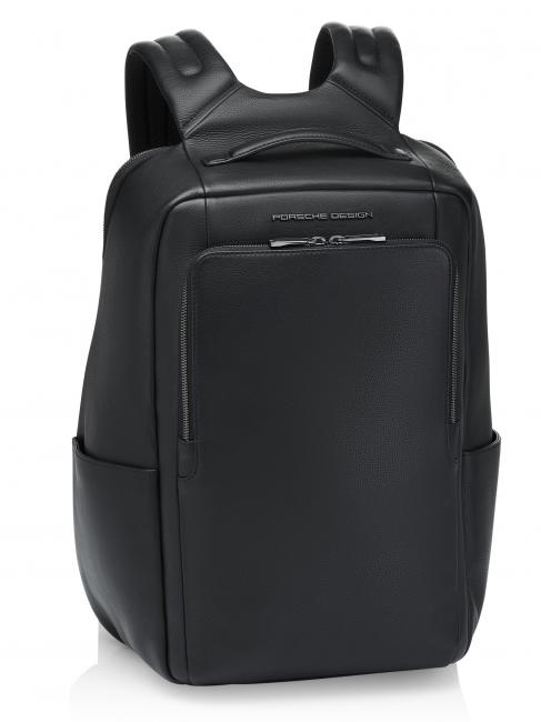 PORSCHE DESIGN ROADSTER  Leather backpack, 15 "pc holder Black - Laptop backpacks