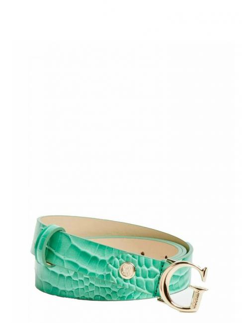 GUESS  CORILY COCCO Belt can be shortened green - Belts