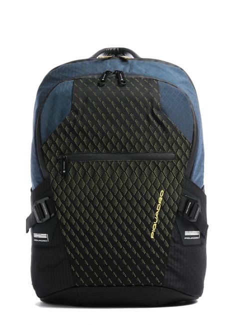 PIQUADRO PQ-Y Laptop backpack 14 " blue / yellow - Laptop backpacks